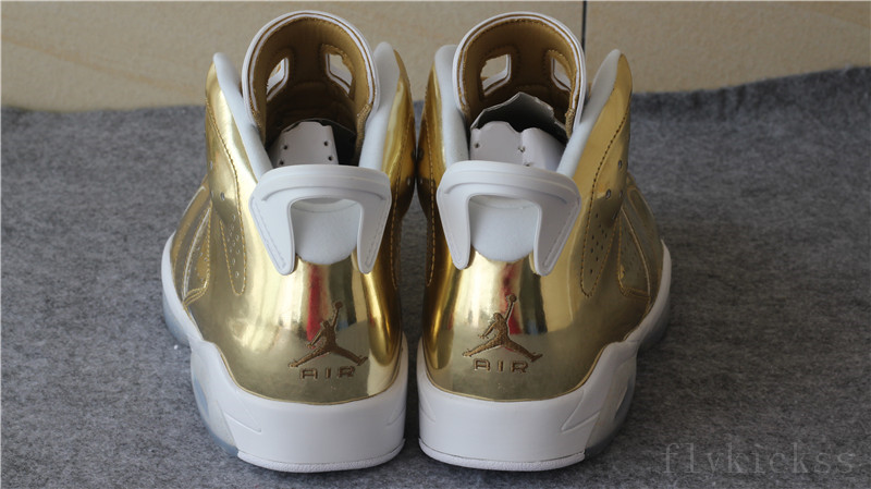 Top Quality Air Jordan 6 Pinnacle Metallic Gold